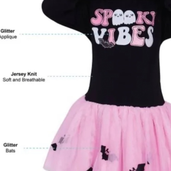 NWT! Counting Daisies Girls' Tutu and Legging Set 18M Halloween - Picture 2 of 3